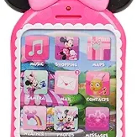 Disney Junior Minnie Bow-Tique Why Hello Pretend Play Cell Phone, Lights and - Picture 7 of 7